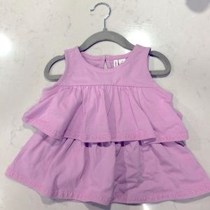 Janie and Jack toddler ruffled tank top